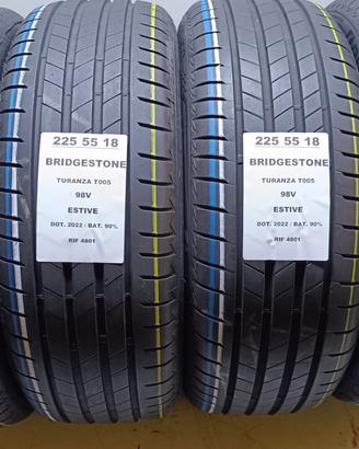 4 GOMME 225 55 18 BRIDGESTONE RIF4801