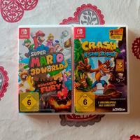 Super Mario3Dworld+Bowser's fury +Crash bandicoot 