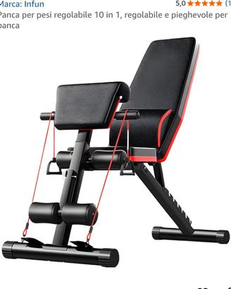 Panca Multifunzione pieghevole, SCONTO  -70%