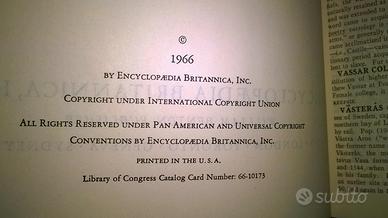 enciclopedia Britannica edizione 1966