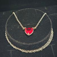 Collana Pandora con cinturino rosso in argento 925