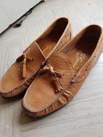 Uomo scarpe mocassino pelle