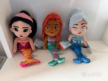 Set 3 peluche la Sirenetta il film