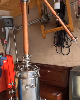 Pentola distillatore estrattore oli essenziali