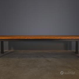 Tavolo lungo in abete spazzolato