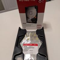 WD Red Pro 8TB NAS Hard Disk Interno 3,5"