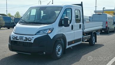Fiat ducato doppia cabina 7 posti cassone fisso da