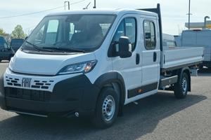 Fiat ducato doppia cabina 7 posti cassone fisso da