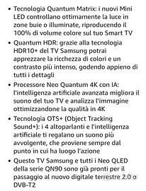 TV sansung come  nuova 