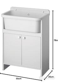Lavandino piletta in PVC