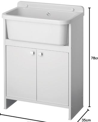 Lavandino piletta in PVC