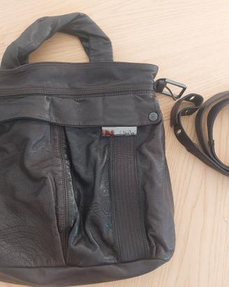 Borsa di pelle marrone Dekker