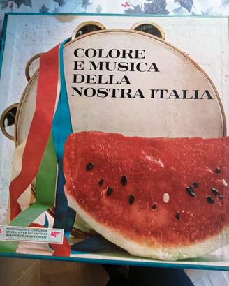 cofanetto 10 vinili "colore e musica dell'Italia" 