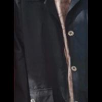 Giacca trench XL unisex nera color nero