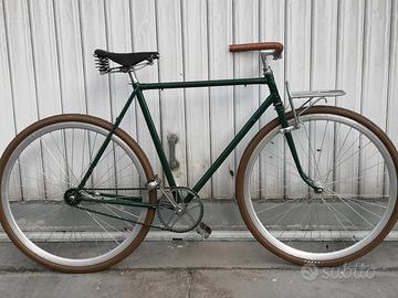 Bici epoca custom Contropedale Fixed Brooks