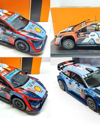 Hyundai i20 WRC Rally (4 vers.) - 1/18 Tanomodels