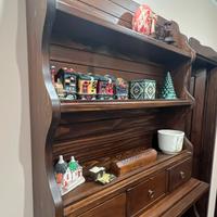Piattaia con base in legno massello