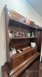 Piattaia con base in legno massello