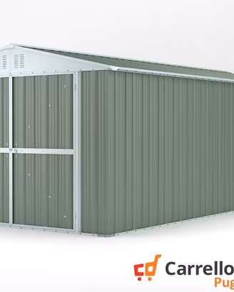 Box garage auto in Acciaio 327x611 19mq verde