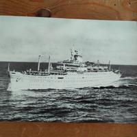 Cartolina motonave M/S Africa  LLOYD Triestino