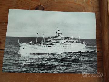 Cartolina motonave M/S Africa  LLOYD Triestino