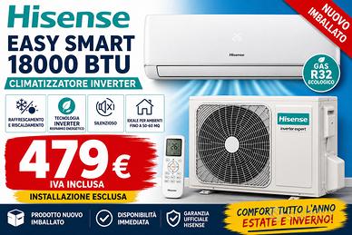 Hisense 18000 BTU Inverter Nuovo 479€