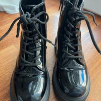 Scarpe stivali neri vernice tg 29 - Mango
