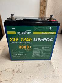 Batteria LiFePO4 24V 12Ah pari al nuovo