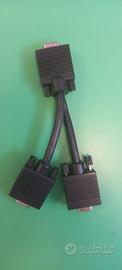 sdoppiatore VGA splitter 1 IN a 2 OUT