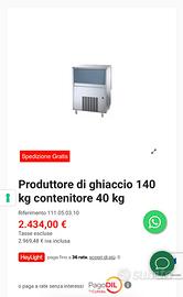 Fabbricatore Ghiaccio 40kg