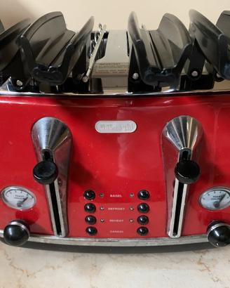 Tostiera a 4 slot e 4 pinze