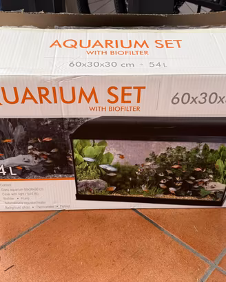 Acquario 54 litri + mobile