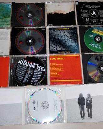 Lotto 13 cd + 2 musicassette rock pop vario