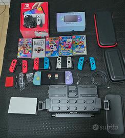 Nintendo Switch Oled + Giochi + Accessori 