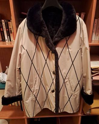 Parka foderato di pelliccia