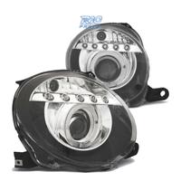 FARI FIAT 500 07-15 LUCE DIURNA OCCHI ANGELLO FOND