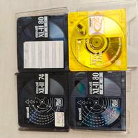 4 minidisc Maxell, XL Pro II da 80 e 74