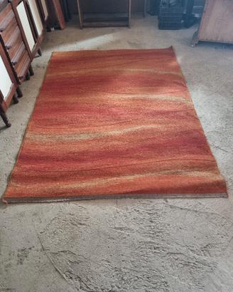 Tappeto salotto sfumato arancione rosso 230×165