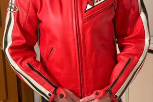 Giacca moto Dainese in pelle taglia 42