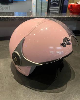 Casco Moto Demi-Jet Kappa Rosa - Taglia XS (54)