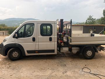 Fiat ducato con gru