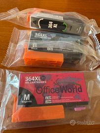 3 cartucce stampante 364 XL