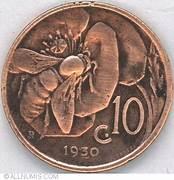 MONETA DA 10 CENT 1930 APE
