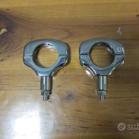 Staffe cromate da diametro 41 mm per moto custom