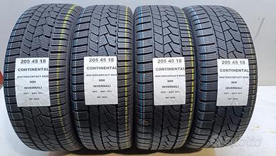 4 GOMME 205 45 18 CONTINENTAL INV RIF3694