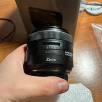 Obbiettivo Canon EF 35mm f/2 IS USM – come nuovo