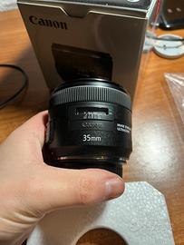 Obbiettivo Canon EF 35mm f/2 IS USM – come nuovo
