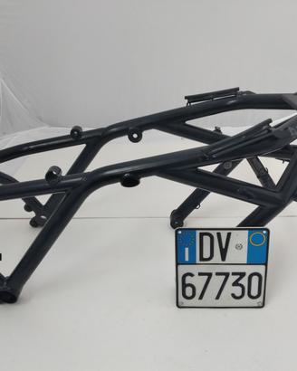 KTM 1190 RC8 Telaio con targa e documenti 69003001