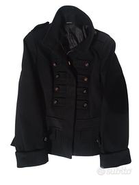 Giacca Militare Peperosa - 80% Lana - Nero - T.42