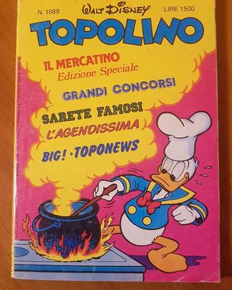 Topolino libretto Disney n.1689 del 10 Aprile 1988